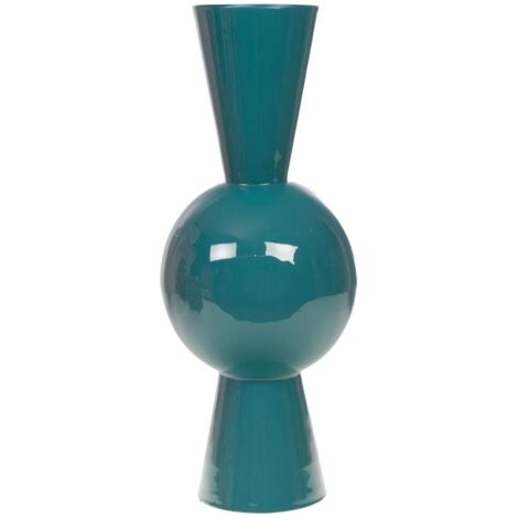Amadeus - Vase Gatsby émeraude en métal 66 cm (1/3)