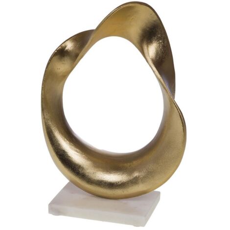 Amadeus - Décoration à poser Twisty Gold hauteur 32 cm