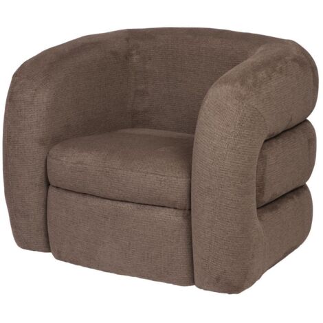 Amadeus - Fauteuil Bess marron (1/3)