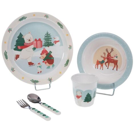 Amadeus - Coffret déjeuner 5 pièces hiver patinoire (1/3)