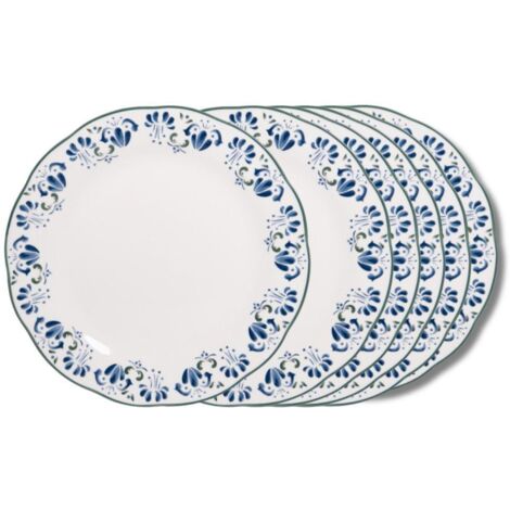 Table Passion - Assiette plate Giverny 27 cm (lot de 6)
