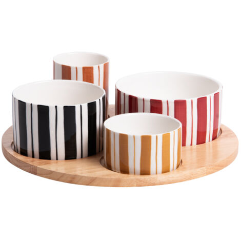Table Passion - Service apéritif 4 pièces Singita 28,5 cm (1/4)