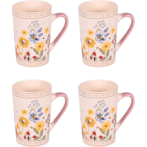 Table Passion - Coffret de 4 mugs Céleste 38 cl (1/2)