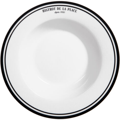Table Passion - Assiette creuse Bistrot 22 cm (lot de 6)