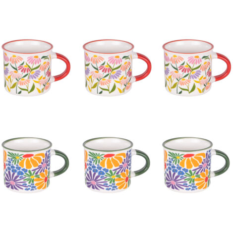 Table Passion - Coffret de 6 tasses Floral Muse 14 cl (1/2)