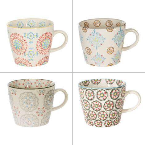 Table Passion - Coffret de 4 tasses Bohème 30 cl (1/4)