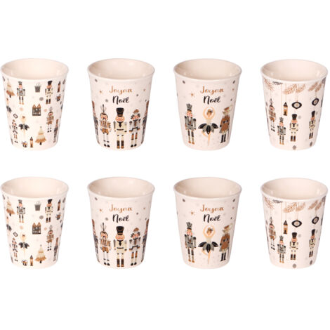 Table Passion - Coffret de 8 tasses Nutcracker 11 cl