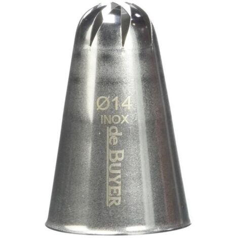 De Buyer - Douille à rose inox 14 mm (1/3)
