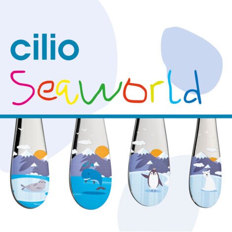 Cilio - Couverts enfants Seaworld 4 pièces