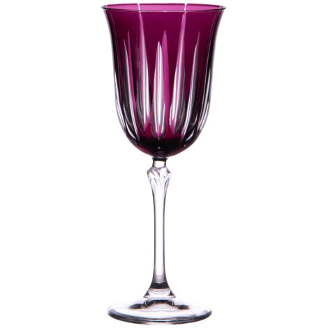 Table Passion - Coffret de 6 verres à pied Divina violet 28 cl (1/3)