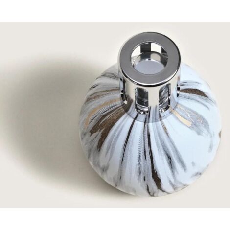 LAMPE BERGER PARIS en verre opaque modèle Florence