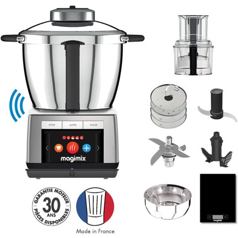 Magimix – Robot cuiseur multifonction 1700W – Bol 3,5L – 12 programmes automatiques – Connecté smartphone – 18913 (1/4)