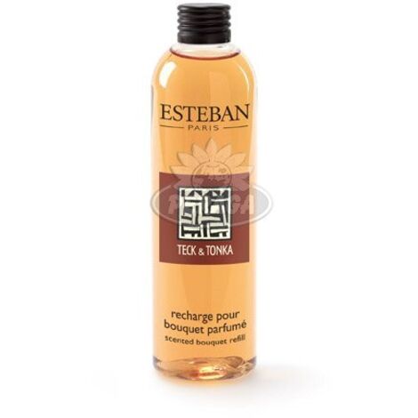 Esteban - Recharge pour bouquet parfumé teck et tonka 250 ml