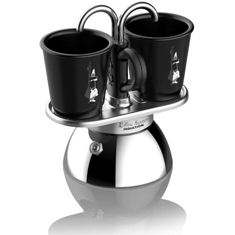 Bialetti - Set mini induction 2 tasses noir