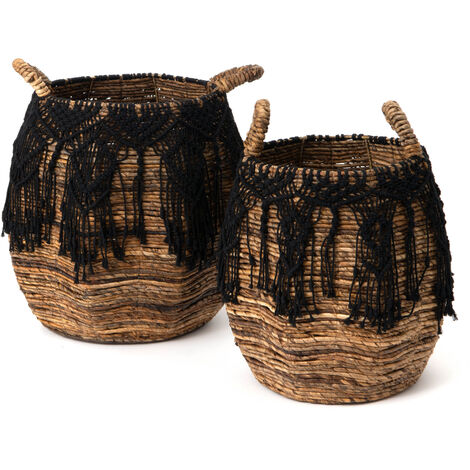 Amadeus - Set de 2 panier Escales noir (1/2)