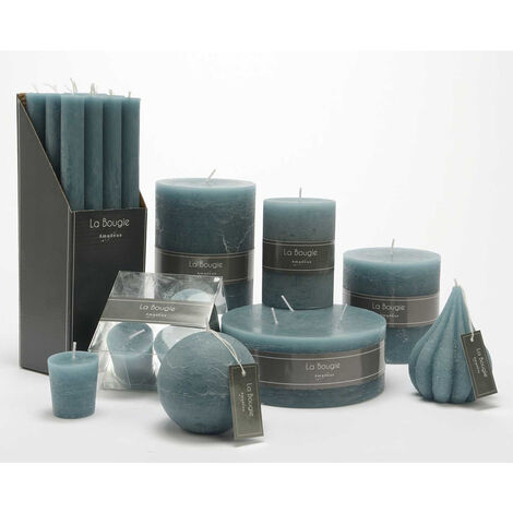 Amadeus - Lot de 4 bougies Votive 4,3 x 4,7 cm bleu