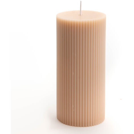 Amadeus - Bougie Strie Grand modèle nude (lot de 6)