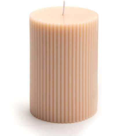Amadeus - Bougie Strie Petit modèle nude (lot de 6)