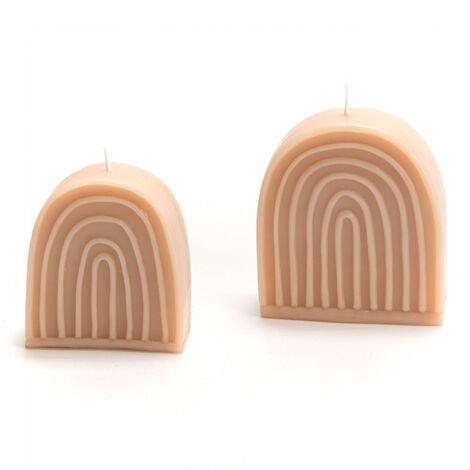 Amadeus - Bougie Rainbow petit modèle nude (lot de 6)