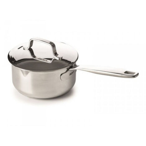 Beka - Casserole avec bec verseur et son couvercle Maestro 16 cm en inox (1/2)