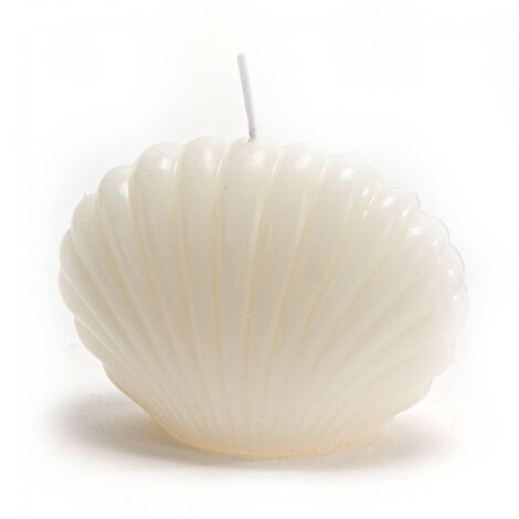 Amadeus - Bougie coquillage crème (lot de 8) (1/2)