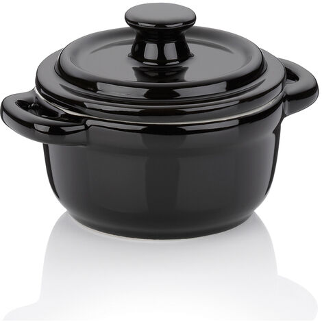 Kela - Mini cocotte Malin noir 10 cm (1/2)