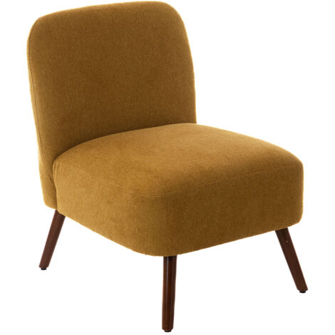 Amadeus - Fauteuil en tissu jaune Bucolique (1/5)