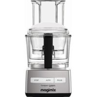 Magimix – Robot multifonction 3200 XL chromé mat – Puissance 1000W – 6 accessoires pour pâtisserie et cuisine – Capacité 3.6L