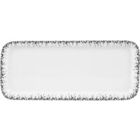 Table Passion - Plat à cake Boréalis gris 37 cm