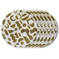 Amadeus - Assiette plate Ohana 25 cm (lot de 6)