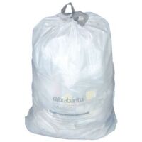 Brabantia - Rouleau 20 sacs poubelles 12 l blanc code C