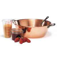 Baumalu - Bassine à confiture 38 cm lisse anses fonte