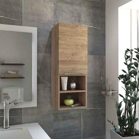 Armadio Da Bagno A Parete TaoHFE Con Specchio – Mobiletto In MDF Impermeabile - 6