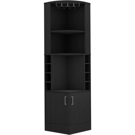 Mueble Bar Esquinero Kava Beijing, con botelleros