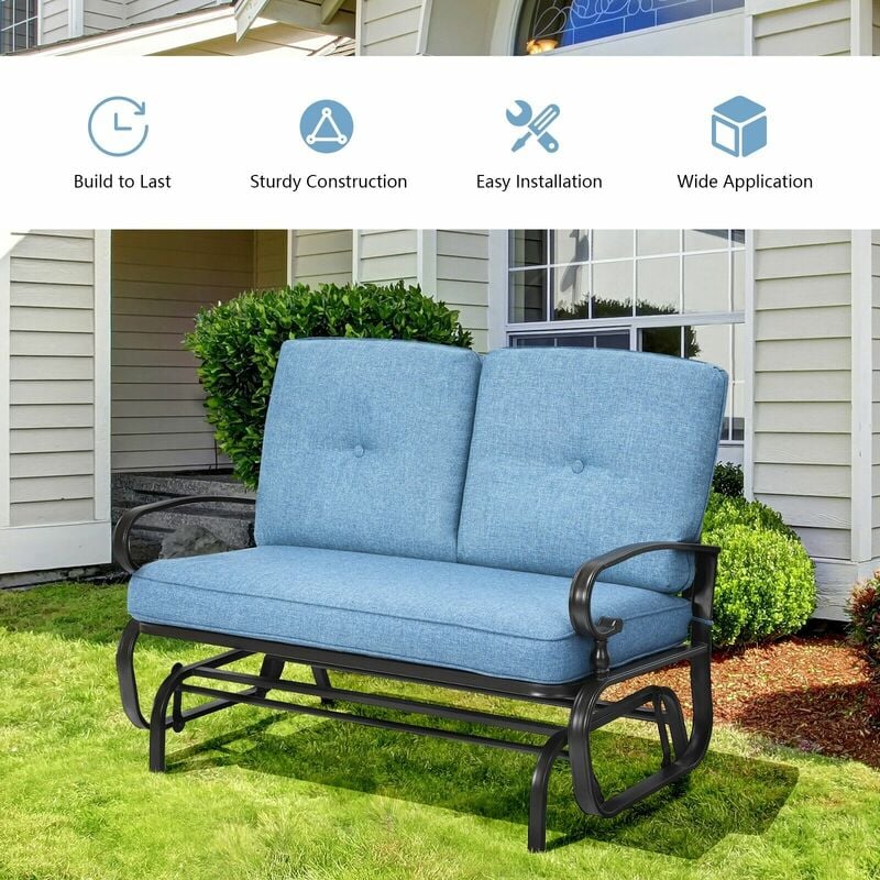 Loveseat sales glider cushions