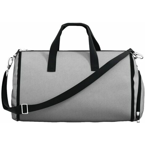 2-in-1 Hanging Suit Travel Bag Carry-on Garment Bag Convertible Duffel Bag