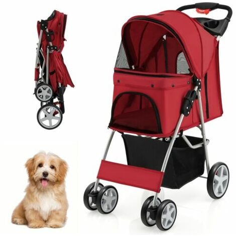 Portable top dog stroller