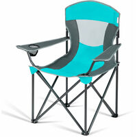 Canopy Chair Sunshade Folding Chair W/ Cup Holder & Carrying Bag