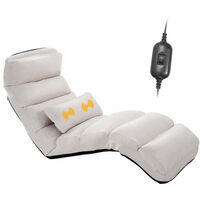Folding Lazy massage Sofa Lounge Multi-position Adjustable Floor Chair