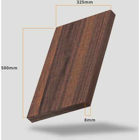Ironlux - Tablero Fenólico - Ideal para Exterior y Techos - Espesor de 8 mm  - Acabado imitación madera - Material Resistente a la Lluvia y Duradero 