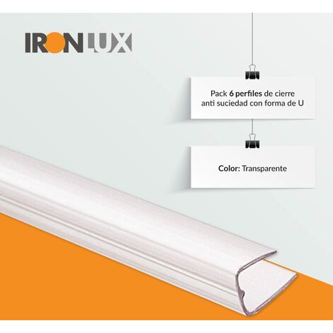 Ironlux - Planchas de PVC Transparente - Lámina Sólida Acrílica - Medidas  74,5 x 49,5cm - Espesor 4