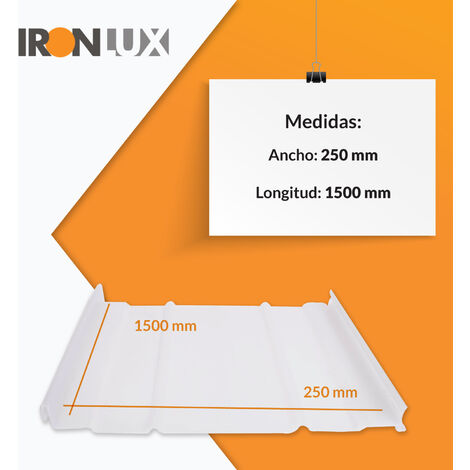 Kit Placas de policarbonato Compacto transparente 10mm - Medida