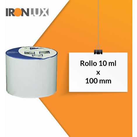 Ironlux - Cinta butilo sellador una cara aluminio - Cinta adhesiva
