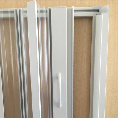 Badewannenaufsatz in pvc Falttür h 150 cm mod. Delfi Seitlich 170 cm mit seitlicher Öffnung