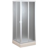 Schiebe-Duschkabine aus Acryl mod. Venere H 190 cm 70x70 cm mit zentraler Öffnung