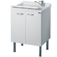 Waschbecken mit Schrank Weiss 60x60 cm mod. Eco