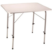 Klapptisch 80x60cm weiße aus Metall in verstellbar Mod.Professional