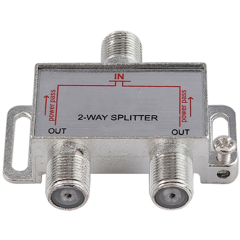 Splitter Antenna 2 Uscite Sdoppiatore A T Coassiale Per Antenna TV - Foto 5