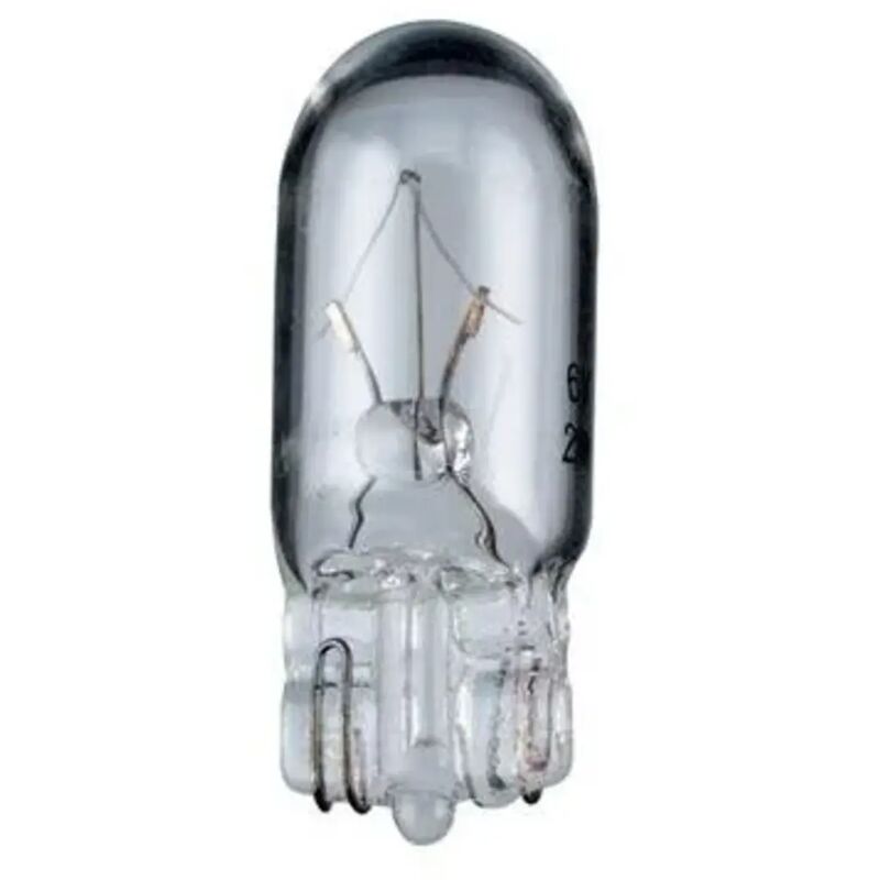 Lampadina 24V 2W Con Attacco W2,1x9,5d – Confezione Da 10 Pezzi, Marchio Spahn, Omologata DIN