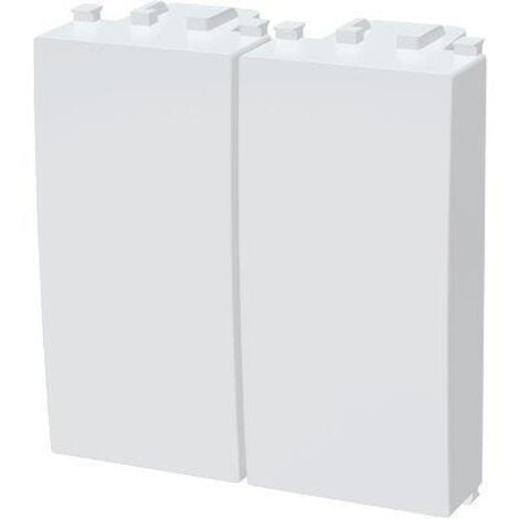 ECI Kit 10 Tappi Copriforo Vimar Plana Originali - Bianco, Modello 14041, Per Prese Elettriche - Foto 2